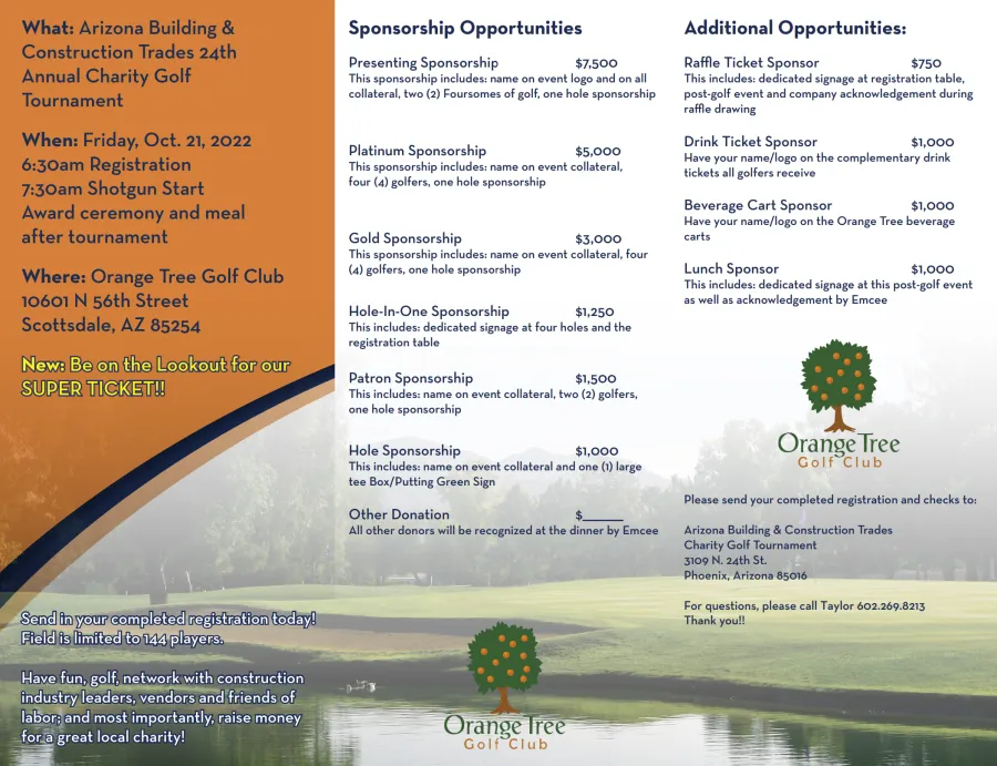 24th Annual Joe Standley Golf Tournament 